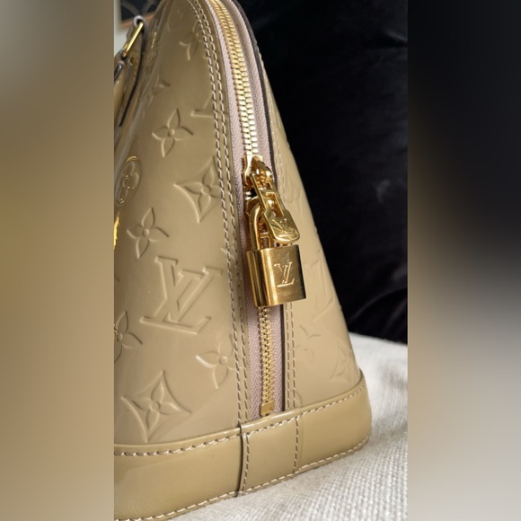 Louis Vuitton Alma PM Dune Monogram Embossed Vernis Patent Leather - Picture 10 of 16
